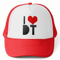 I Love DT Trucker Hat