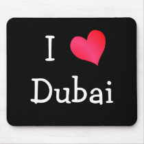 I Love Dubai Mouse Mats