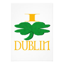 I Love Dublin Personalized Announcement