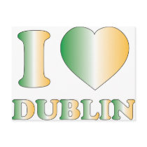 I Love Dublin Postcard