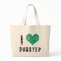 I Love Dubstep Tote Bags