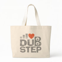 I Love Dubstep Tote Bags