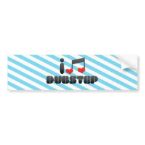 I Love Dubstep Bumper Sticker
