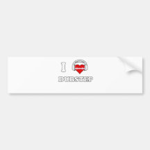 I Love Dubstep Bumper Sticker