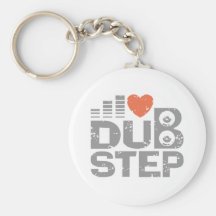 I Love Dubstep Key Chain