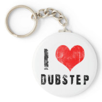 I Love Dubstep Key Chain