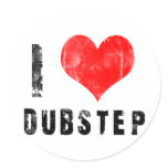 I Love Dubstep stickers