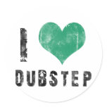 I Love Dubstep stickers