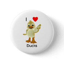 I love ducks buttons by towalj I love ducks buttons