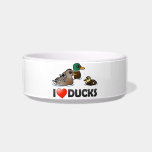 I Love Ducks Pet Bowl