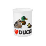 I Love Ducks Pitcher
