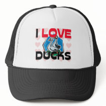 I Love Ducks hats by AnimalShirts I Love Ducks hats
