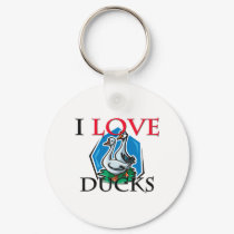 I Love Ducks keychains by tshirtshirts I Love Ducks keychains