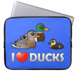 I Love Ducks Neoprene Laptop Sleeve