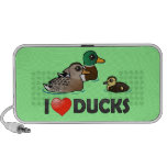 I Love Ducks Doodle Speakers by OrigAudio™