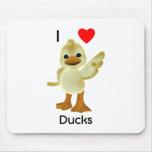I love ducks mouse mat