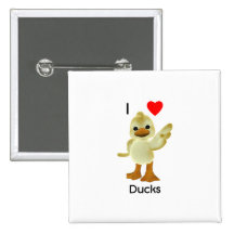 I love ducks pin