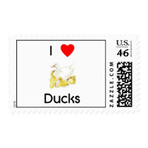 I love ducks Postage postage
