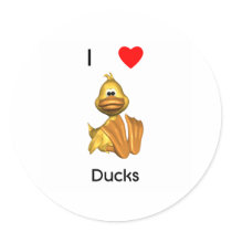 I love ducks stickers by towalj I love ducks stickers