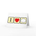 I Love Dumpling Card cards
