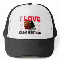 I Love Dung Beetles hats by AnimalShirts I Love Dung Beetles hats