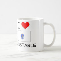I Love Dunstable Massachusetts Coffee Mugs