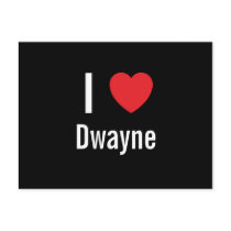 I love Dwayne postcards