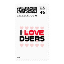 I LOVE DYERS postage by professions I LOVE DYERS postage