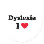 I love dyslexia stickers