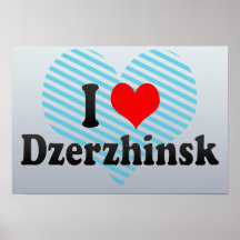 I Love Dzerzhinsk, Russia Poster