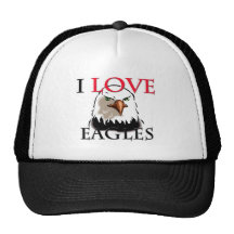 I Love Eagles Hats