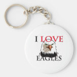 I Love Eagles Key Chains
