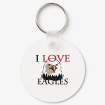 I Love Eagles keychains by tshirtshirts I Love Eagles keychains