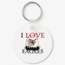 I Love Eagles keychains by tshirtshirts I Love Eagles keychains