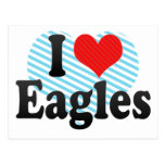 I Love Eagles Postcard