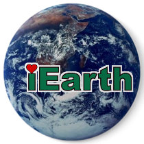 I Love Earth Button by clarachandler I Love Earth Button