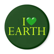 "I love Earth" magnet magnets