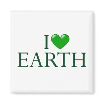 "I love Earth" magnet magnets