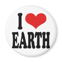 I Love Earth magnets