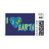 I Love Earth Postage postage by Method77 I Love Earth Postage postage