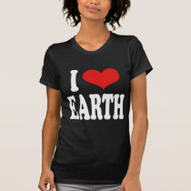 I Love Earth t-shirts