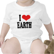I Love Earth t-shirts