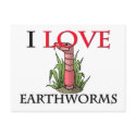 I Love Earthworms postcards by tshirtshirts I Love Earthworms postcards