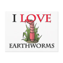 I Love Earthworms postcards