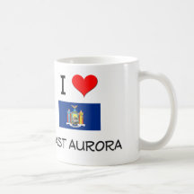 I Love East Aurora New York Coffee Mug