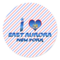 I love East Aurora, New York Sticker