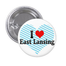 I Love East Lansing, United States Pin