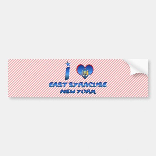 I love East Syracuse, New York Bumper Sticker