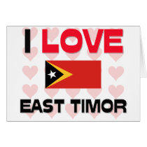 I Love East Timor cards