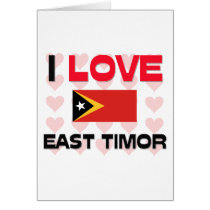 I Love East Timor cards